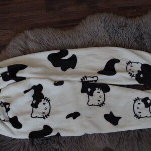 Kids Small Hello Kitty Cow PJ Bottoms